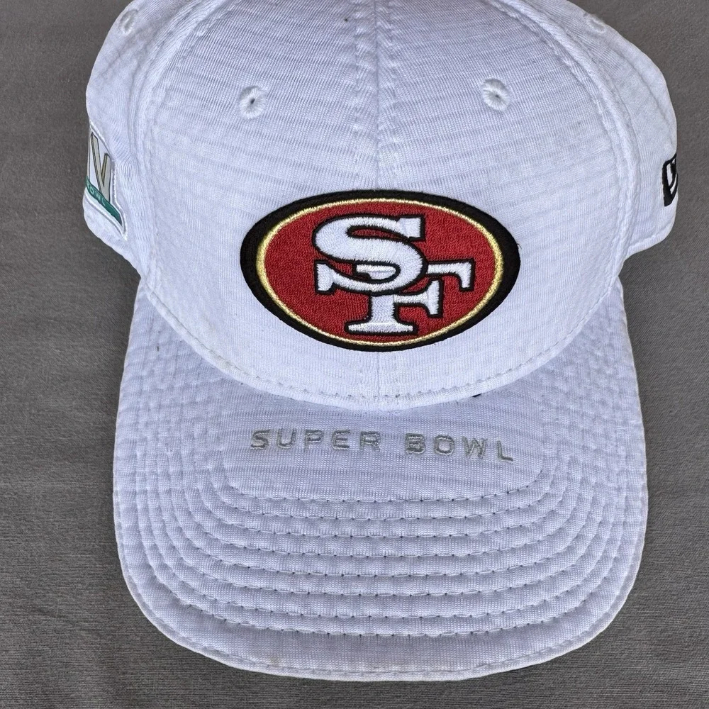 San‎ Francsico 49ers Hat Cap Snapback White NFL Super Bowl LIV 54 New Era 9FORTY